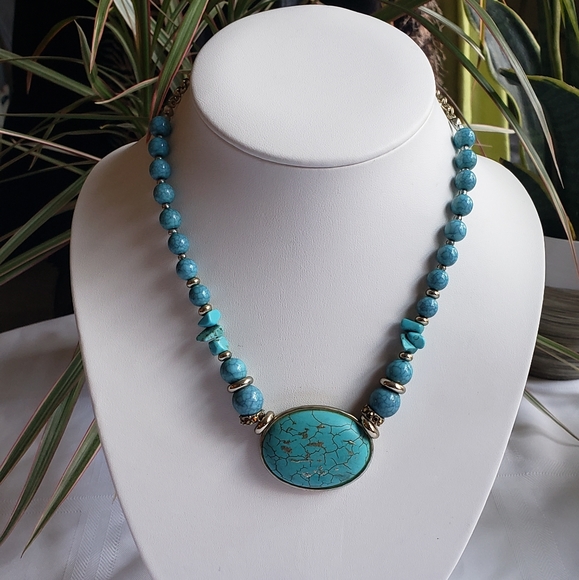 Chico's Jewelry - Chico's Turquoise Necklace